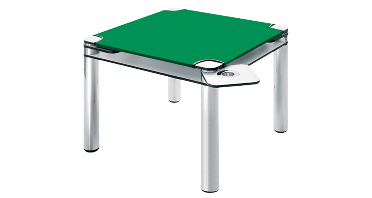 Game Table with Removable Green Baize Poker