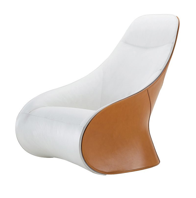 Zanotta チェア Aluminium Chair with Upholstered Seat Lia | Zanotta